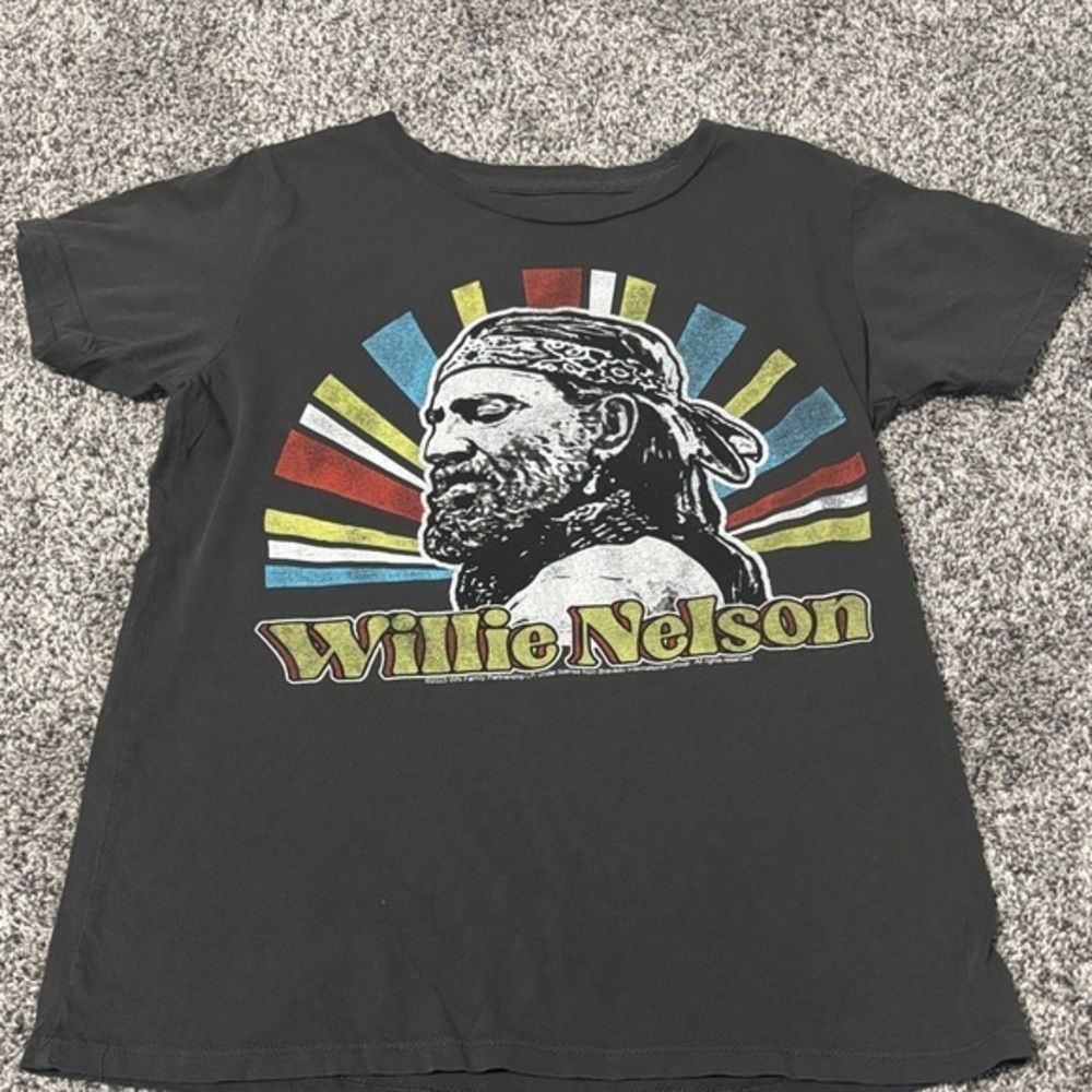 EUC Rowdy Sprout Willie Nelson Tee Size 10